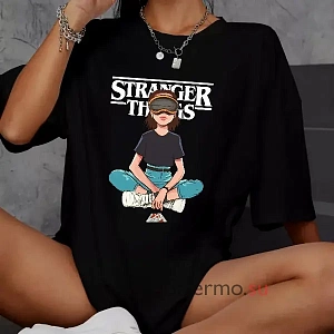 Футболка женская оверсайз Stranger things Элевен
