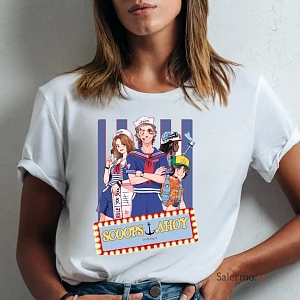 Футболка женская Stranger Things Scoops Ahoy